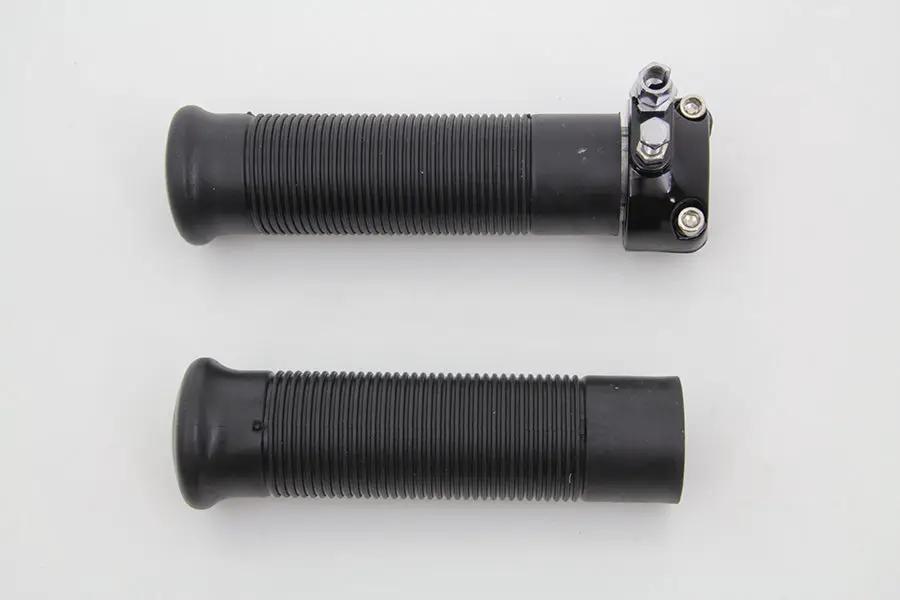 V-Twin 12-0912GB 1 Inch Twist Grip Assembly Black by V-Twin