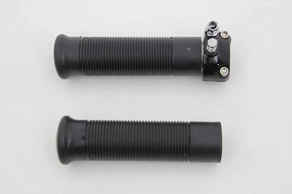 V-Twin 12-0912GB 1 Inch Twist Grip Assembly Black by V-Twin