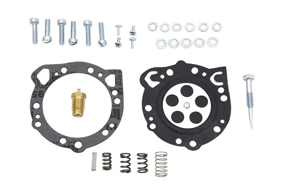 V-Twin Deluxe Tillotson Carburetor Gasket and Hardware Kit for Harley Davidson FL and XL (1966-1970) by V-Twin