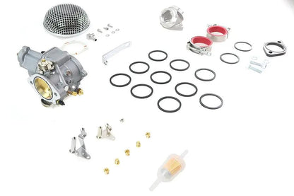 V-Twin OKO 47mm Shorty Carburetor Kit Alloy for Harley Davidson FL and FX Models by V-Twin