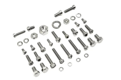 V-Twin Linkert Carburetor Screw Kit Zicad Plated for Harley Davidson FL Models by V-Twin