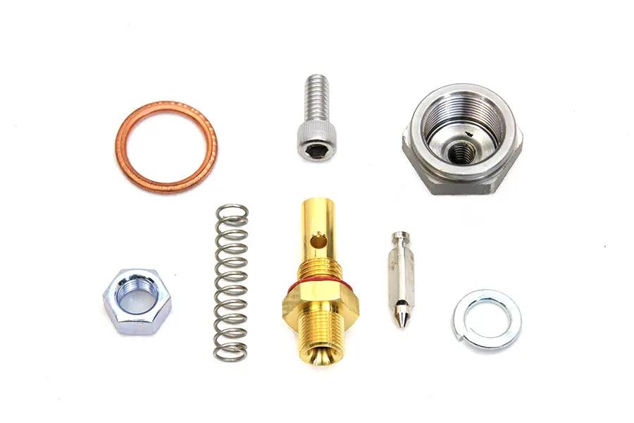 V-Twin Lock Nut with Linkert Needle and Seat Kit Zinc for 1936-1945 Harley Davidson EL by V-Twin