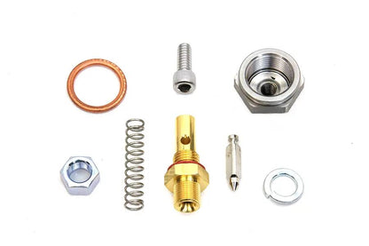 V-Twin Lock Nut with Linkert Needle and Seat Kit Zinc for 1936-1945 Harley Davidson EL by V-Twin