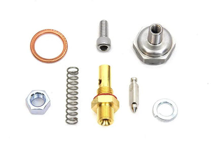V-Twin Lock Nut with Linkert Needle and Seat Kit Zinc for 1936-1945 Harley Davidson EL by V-Twin