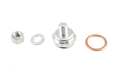 V-Twin Linkert Carburetor Bowl Lock Nut with Drain for Harley Davidson EL Models by V-Twin