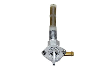Sifton Chrome Petcock with 90° Outlet for Gas Tanks - Part Number 011406 by Sifton