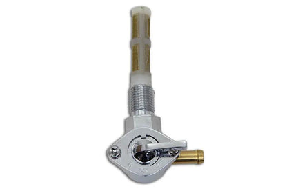 Sifton Chrome Petcock with 90° Outlet for Gas Tanks - Part Number 011406 by Sifton