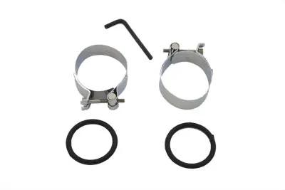 Sifton Chrome Intake Manifold Clamp Set Part Number 71997 for Harley Davidson XL Models by Sifton