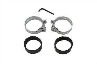 Sifton Chrome Intake Manifold Clamp Set for Harley Davidson FL & XL Models - Part 71996 by Sifton