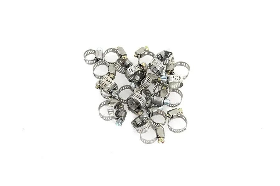 V-Twin Fuel Line Hose Clamp Stainless Steel - Part No. 03-6202-25 by V-Twin