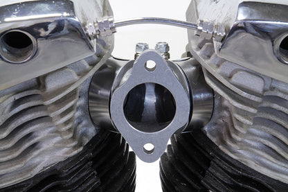 Sifton 13435 Power Intake Manifold Clamp Kit with Flat Seals for Harley-Davidson FL and FX