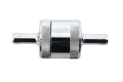 Pingel Inline Fuel Filter Chrome Part SS1C for High-Flow Gas and Carburetor Applications by Pingel