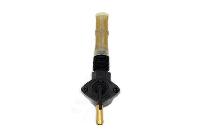 V-Twin Petcock Straight Outlet Black for Harley Davidson FL (1965-1974) by V-Twin