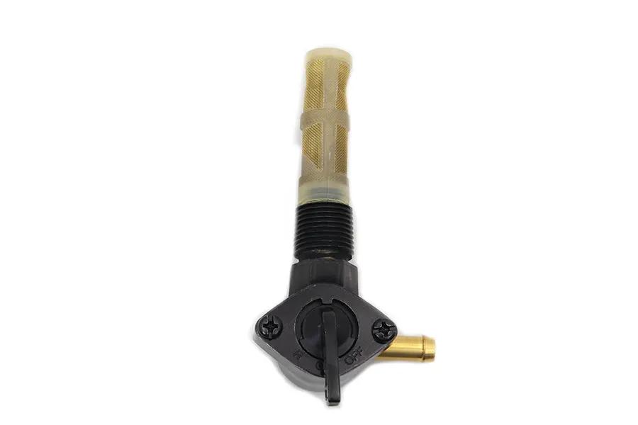 V-Twin Petcock Right Outlet Black for Harley Davidson FL (Part #03-0016B) by V-Twin