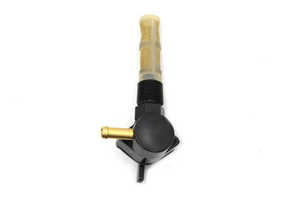 V-Twin Petcock Right Outlet Black for Harley Davidson FL (Part #03-0016B) by V-Twin
