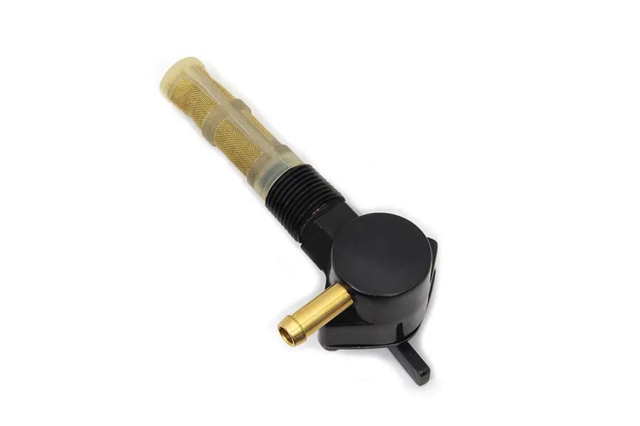 V-Twin Petcock Right Outlet Black for Harley Davidson FL (Part #03-0016B) by V-Twin