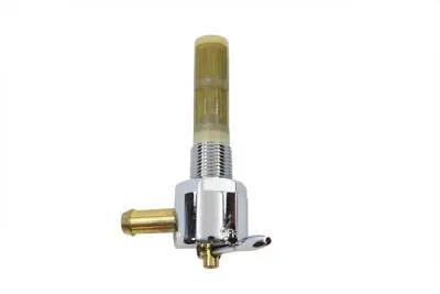 Sifton Chrome Petcock Rear Facing with 3/8 inch NPT for Harley Davidson FL Models by Sifton