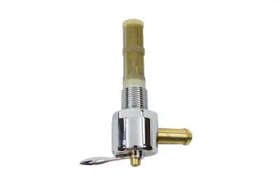 Sifton Chrome Petcock Rear Facing with 3/8 inch NPT for Harley Davidson FL Models by Sifton