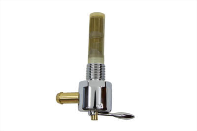 Sifton Chrome Forward-Facing Petcock with 3/8-Inch NPT, Part Number 03-0073R