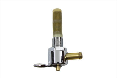 Sifton Chrome Forward-Facing Petcock with 3/8-Inch NPT, Part Number 03-0073R