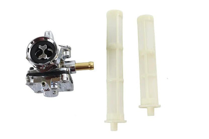 V-Twin Vacuum Petcock Fuel Valve Chrome for 1340cc Harley Davidson Models by V-Twin