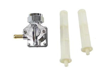 V-Twin Vacuum Petcock Fuel Valve Chrome for 1340cc Harley Davidson Models by V-Twin