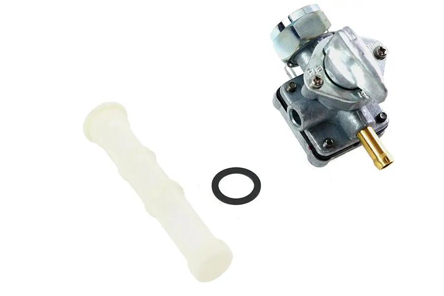 V-Twin Replica Petcock Natural Alloy for Harley Davidson XL Models by V-Twin