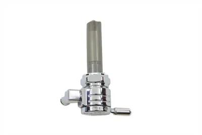 Sifton Chrome Ball Petcock with Backward Outlet and Nut for Harley Davidson FL Models by Sifton