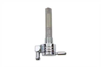 Sifton Chrome Ball Petcock with Downward Outlet for Harley Davidson FL 1965-1974 by Sifton