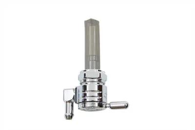 Sifton Chrome Ball Petcock with Downward Outlet and Nut for Harley Davidson FL Models by Sifton