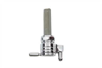 Sifton Chrome Ball Petcock with Downward Outlet and Nut for Harley Davidson FL Models by Sifton