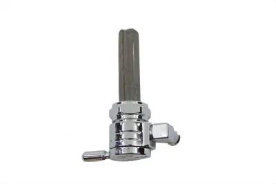 Sifton Chrome Ball Petcock with Forward Outlet and Nut for Harley Davidson FL Models by Sifton