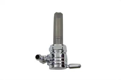 Sifton Chrome Ball Petcock with Forward Outlet and Nut for Harley Davidson FL Models by Sifton