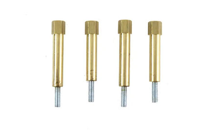 V-Twin Brass Carburetor Float Bowl Speed Screw Set for Mikuni & OKO/CV Carbs by V-Twin