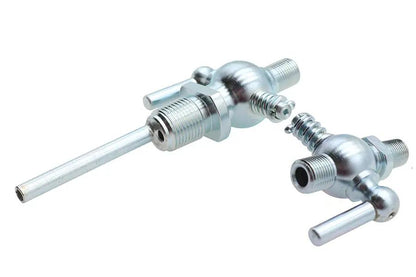 V-Twin 1936-1939 Harley Davidson Petcock Set with Zicad Finish - Fits UL and EL Models by V-Twin