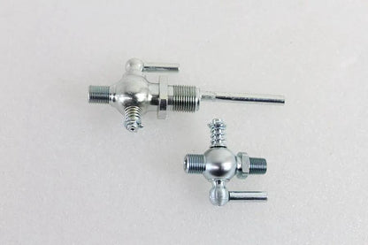 V-Twin 1937-1939 Harley Davidson Petcock Set with Zinc Finish - Part Number 35-0628 by V-Twin