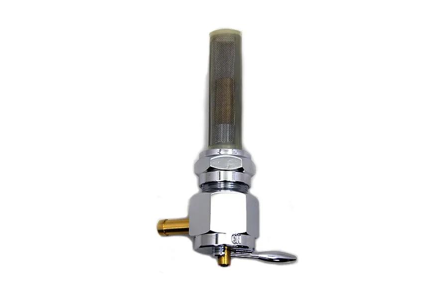 Sifton Chrome Hex Petcock Forward Facing for Harley Davidson FL (1975-1984) by Sifton