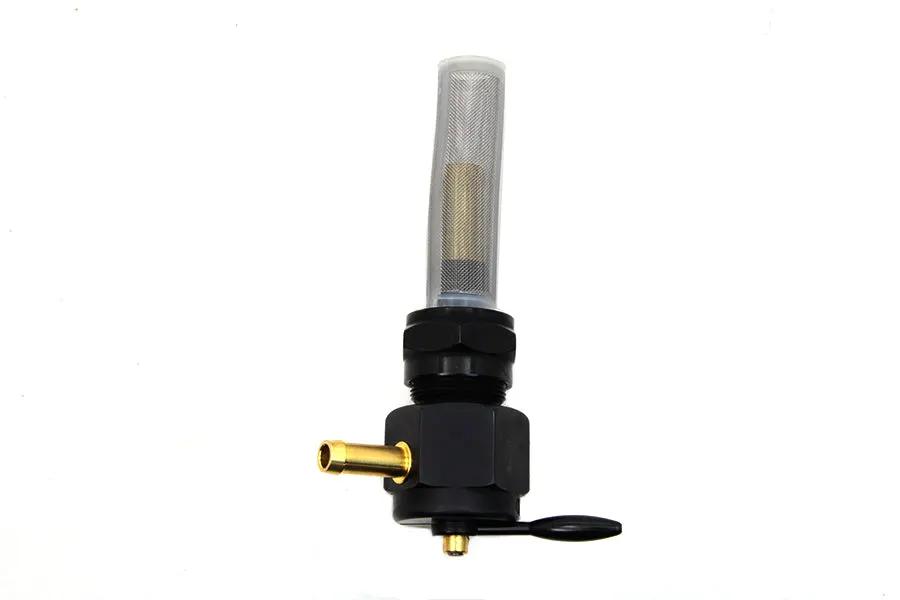 Sifton Black Hex Petcock Forward Facing for Harley Davidson Models - Part 03-0059RB by Sifton