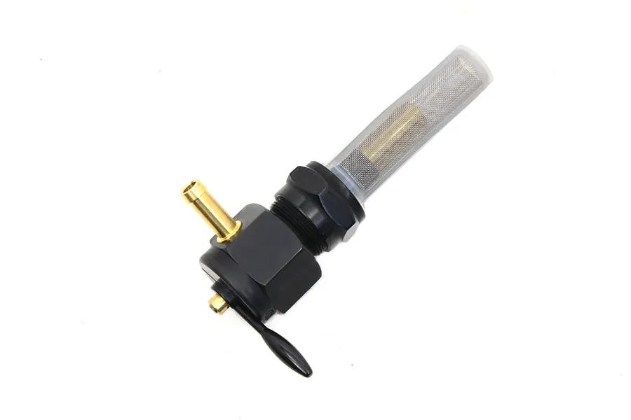 Sifton Black Hex Petcock Forward Facing for Harley Davidson Models - Part 03-0059RB by Sifton