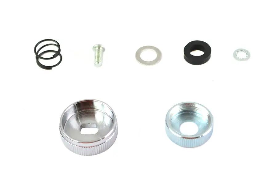 V-Twin Petcock Shut Off Rod Knob Kit for Harley Davidson FL Models by V-Twin