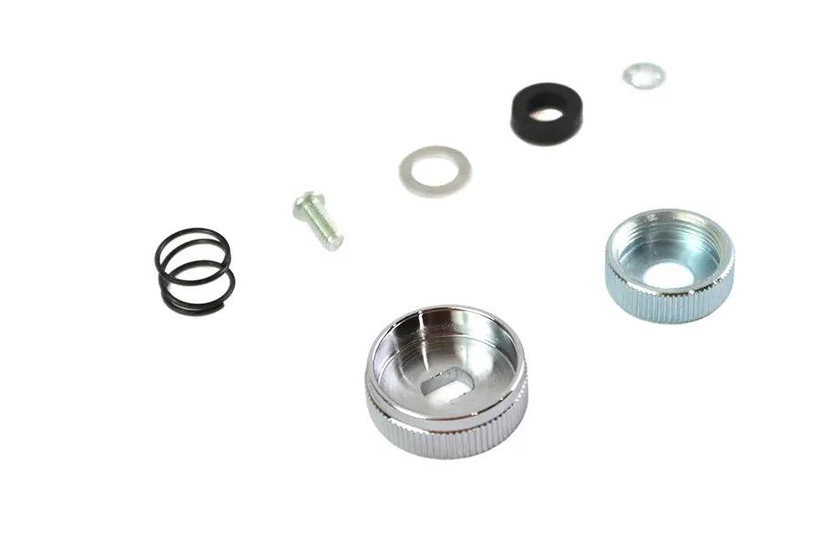 V-Twin Petcock Shut Off Rod Knob Kit for Harley Davidson FL Models by V-Twin
