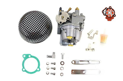 V-Twin OKO Shorty 47mm Carburetor Kit for Custom Motorcycle Applications by V-Twin