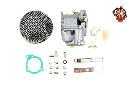 V-Twin OKO Shorty 47mm Carburetor Kit for Custom Motorcycle Applications by V-Twin