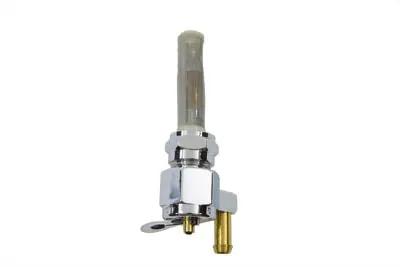 Sifton Chrome Hex Petcock Down Facing with Nut - Model 03-0058 for Harley Davidson FL (1975-1984) by Sifton