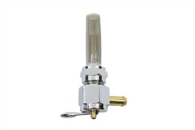 Sifton Chrome Hex Petcock Forward Facing with Nut for Harley Davidson FL (1975-1984) by Sifton