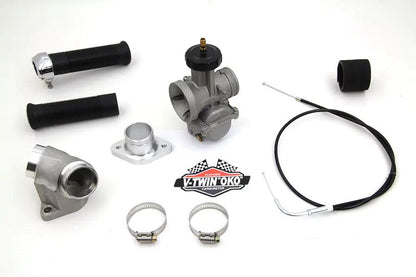 V-Twin 38mm OKO Flatslide Carburetor Kit for Harley Davidson XL (1986-1995) by V-Twin