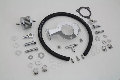 Crankcase Breather and Bracket Kit by V-Twin