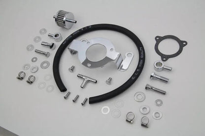 Crankcase Breather and Bracket Kit by V-Twin