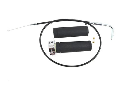 V-Twin Handlebar Throttle Cable Assembly for Harley Davidson FX and FL Models – Part H17-0578 by V-Twin
