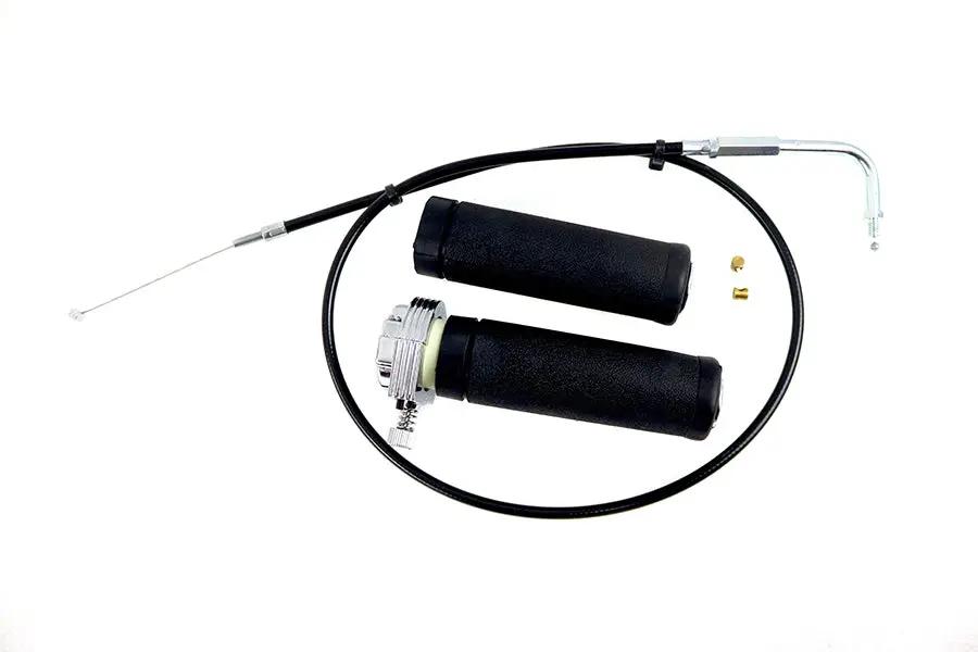 V-Twin Handlebar Throttle Cable Assembly for Harley Davidson FX and FL Models – Part H17-0578 by V-Twin